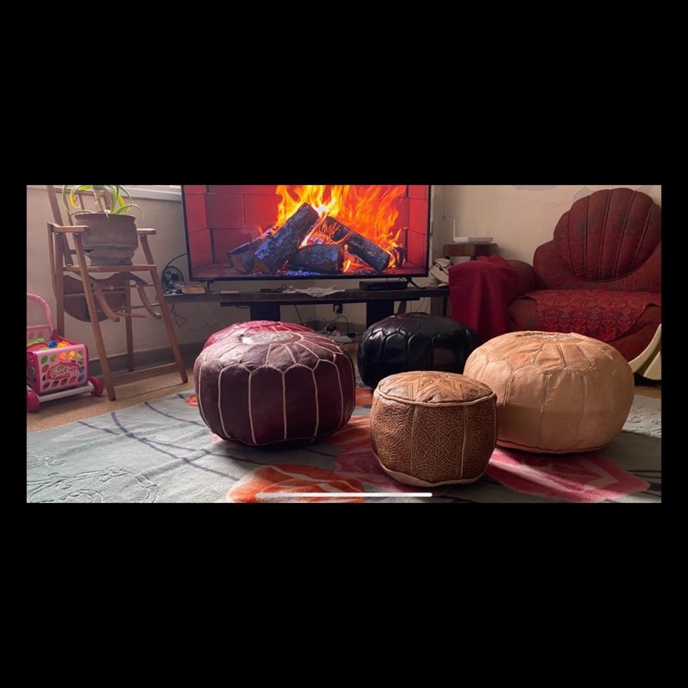 Moroccan Moroccan Mediterranean  Pouffs ottoman